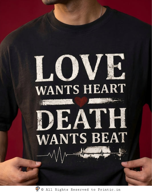 The Last Heartbeat Oversized Unisex Tee