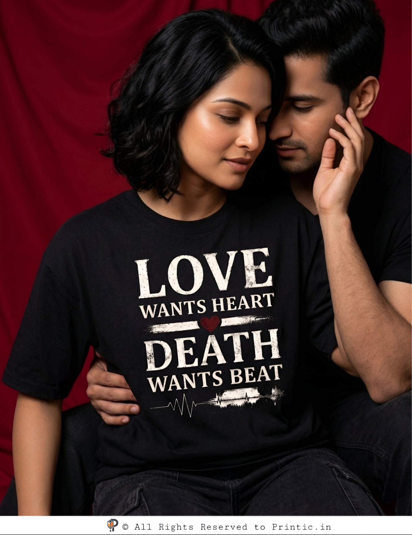 The Last Heartbeat Oversized Unisex Tee