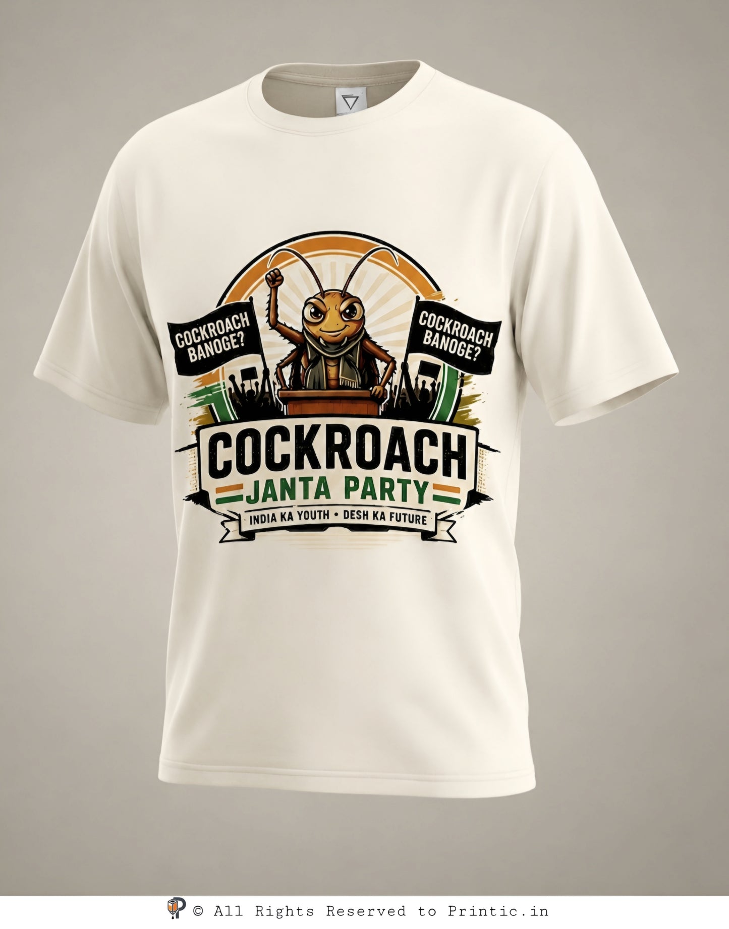 Cockroach Janta Party Unisex Oversized Tee