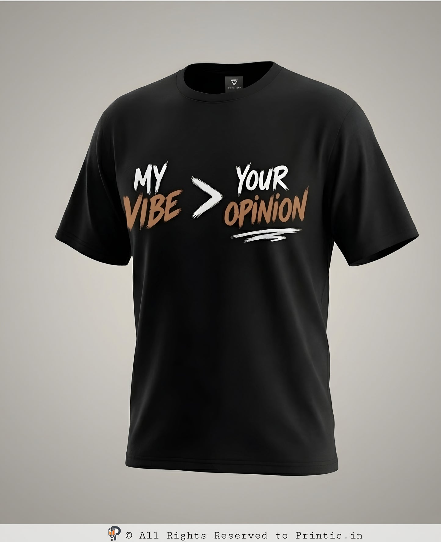 Vibe Over Opinion Oversized Unisex Tee