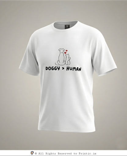 Paws Over People Oversized Unisex Tee