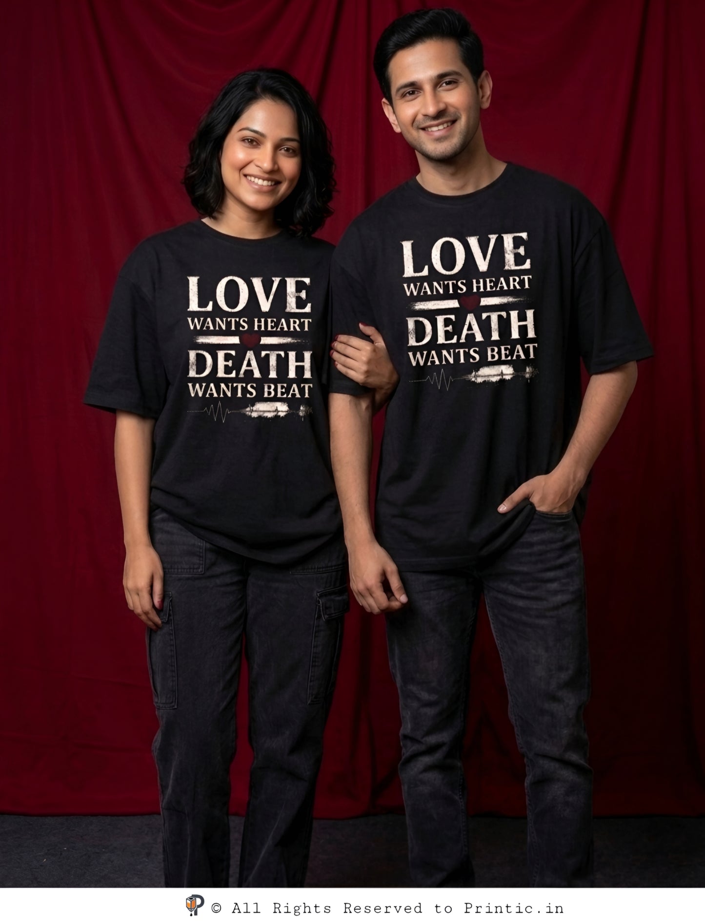The Last Heartbeat Oversized Unisex Tee