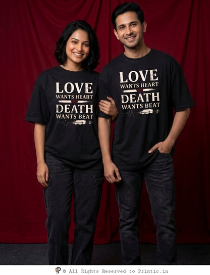The Last Heartbeat Oversized Unisex Tee