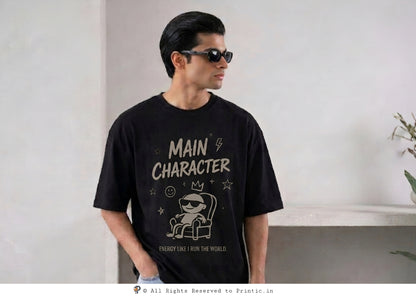 Main Character Energy Oversized Tee