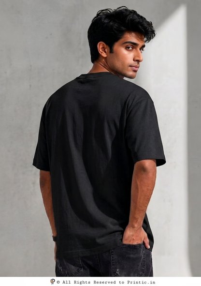 Faaah Too Crazy Oversized  180 GSM Unisex Tee